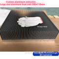 oem customized extrusion aluminum anodized large heat sink